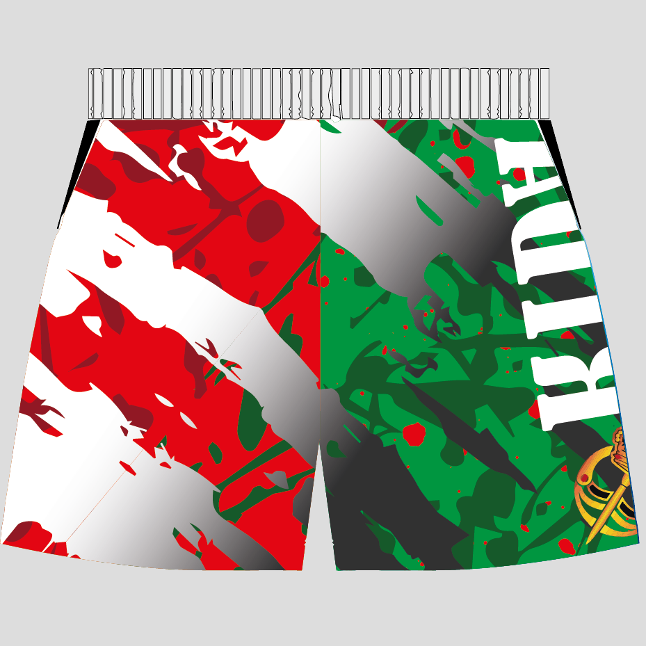 Royal Tara training shorts back