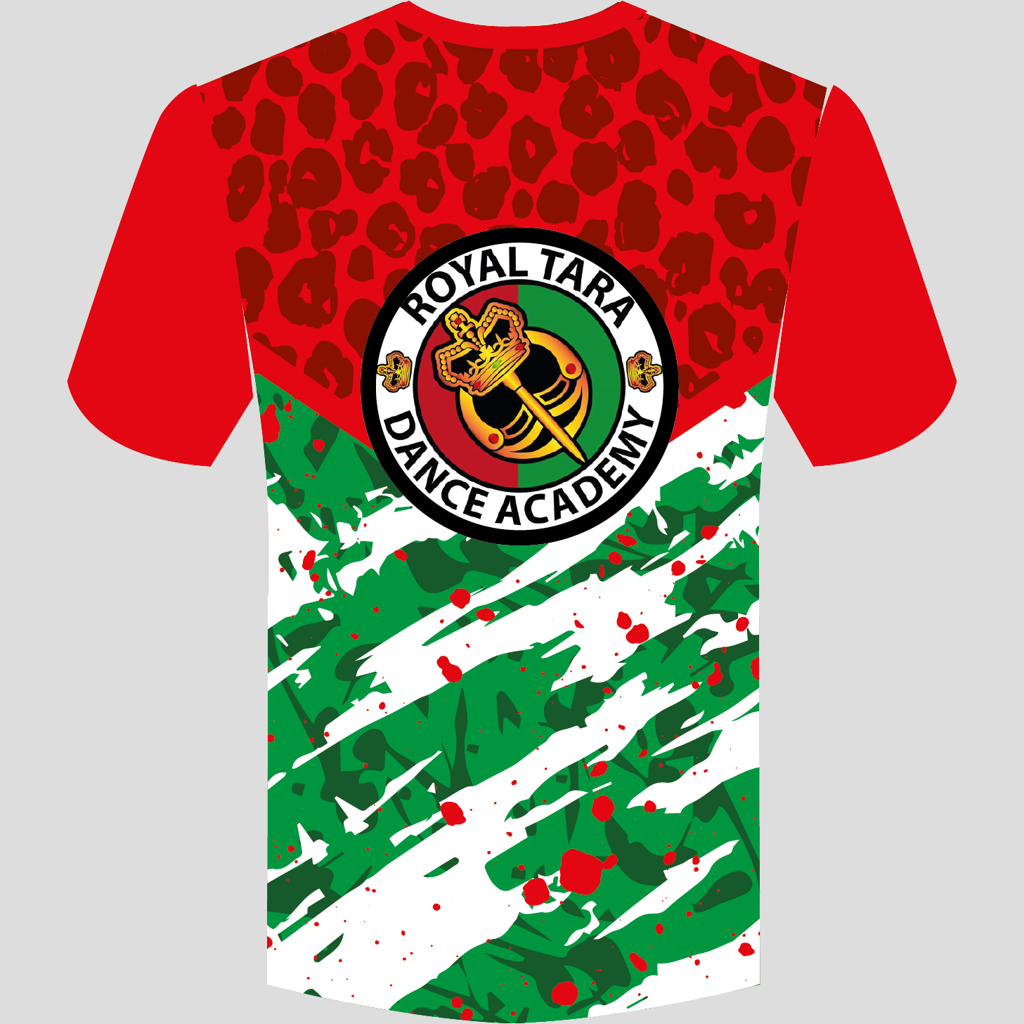 Royal Tara compression v-neck t-shirt back