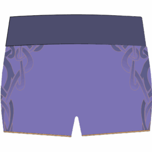 Julie Murray Academy compression shorts back