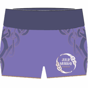 Julie Murray Academy compression shorts front