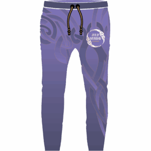 Julie Murray Academy straight leg jogging bottoms front