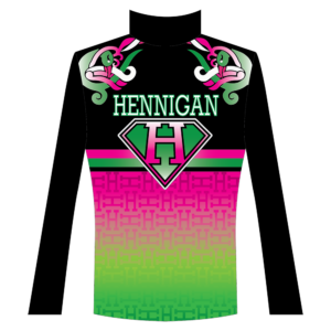 Hennigan School full zip tracksuit top back