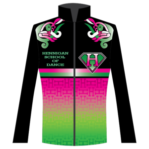 Hennigan School full zip tracksuit top front