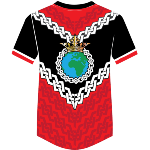 Christine Ayres baseball top back