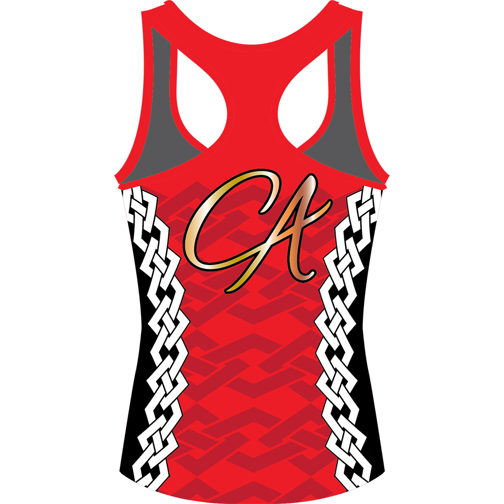 Christine Ayres tight fit compression vest back